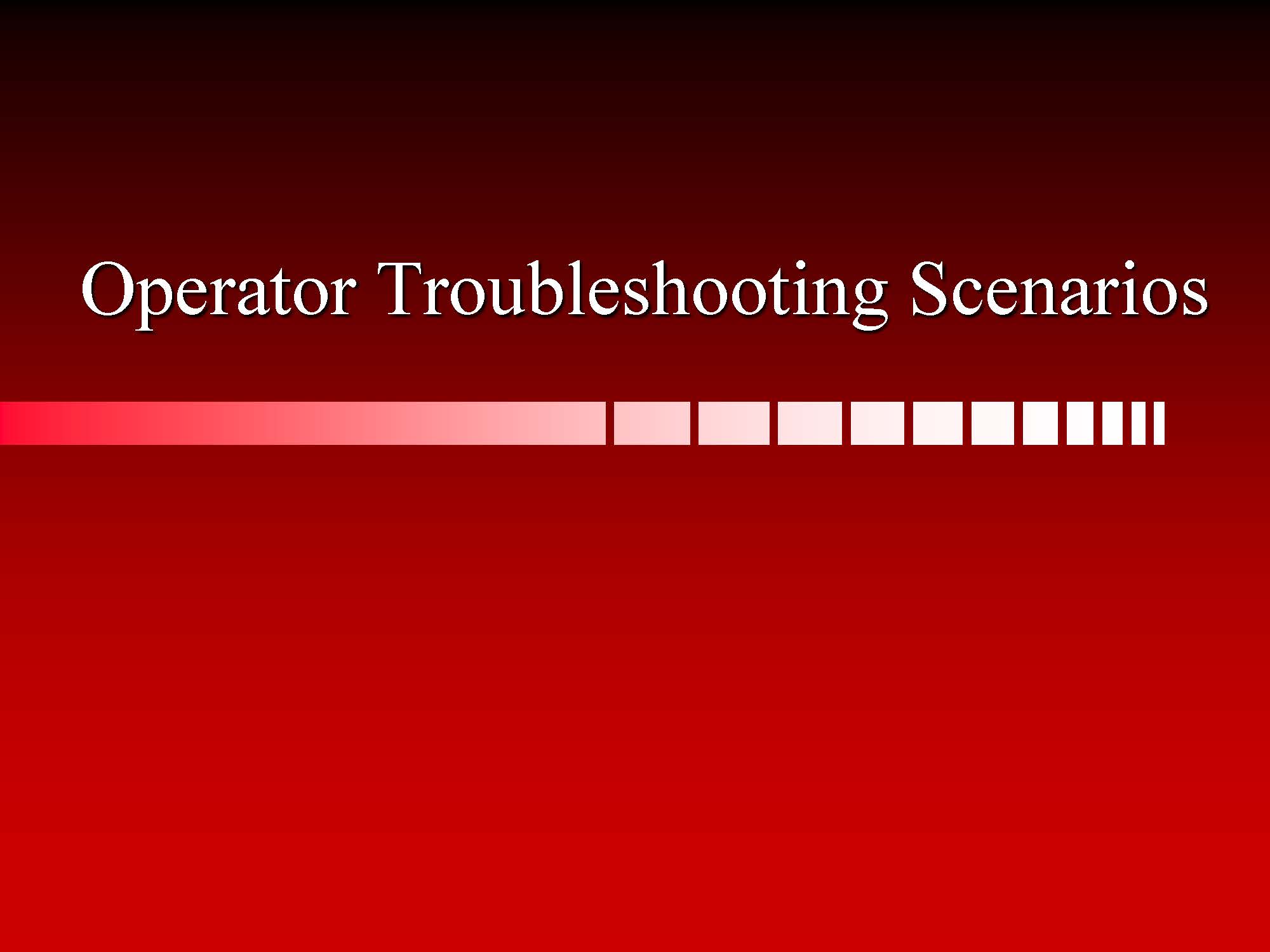 CAFS Operator Troubleshooting Scenarios CompressedAirFoam com CAFS Operator Troubleshooting Scenarios CompressedAirFoam com